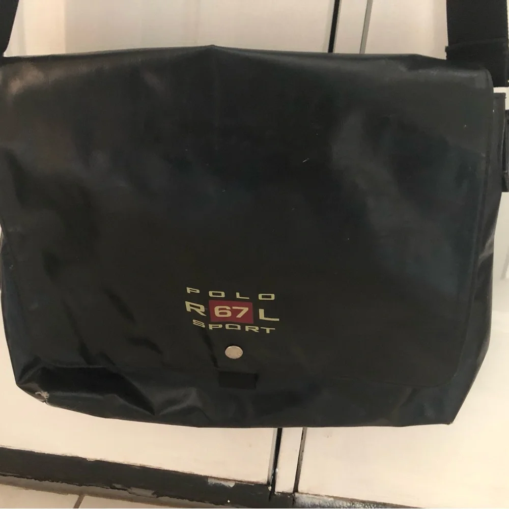 Polo Ralph Lauren vintage messenger bag. Crossbody bag.
